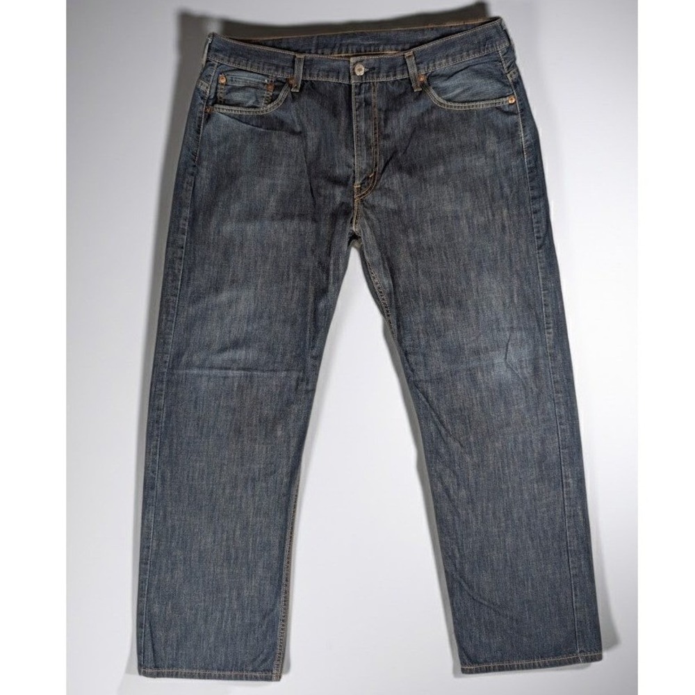 Levis 569 Loose Straight Leg Jeans Men's 38x34 Blue Medium Wash Denim 569-0127